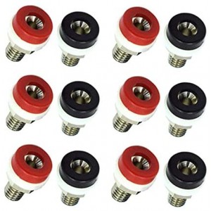 12pcs 2.0 Banana Female Plug Socket PCB Panel Mount Jack Binding Post Terminal Connector