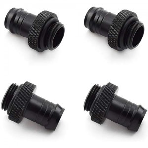 4-Pack G1/4inch to 3/8inch Barb Fitting for Soft Tubing, PC Water Cooling System Soft Tube Connectors