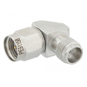 1.85mm Female to 2.4mm Male Right Angle Adapter