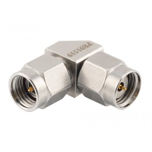 1.85mm Male to 2.92mm Male Miter Right Angle Adapter