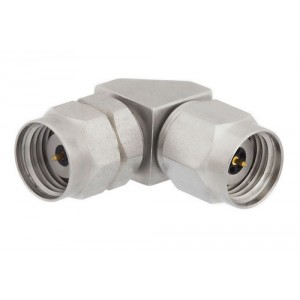 1.85mm Male to 2.92mm Male Right Angle Adapter