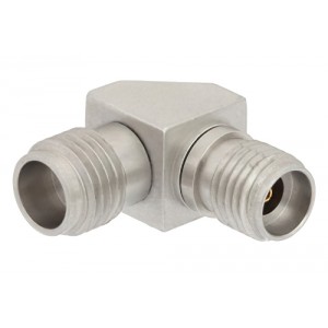 2.4mm Female to 2.92mm Female Right Angle Adapter