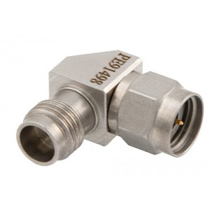 2.4mm Male to 2.4mm Female Miter Right Angle Adapter