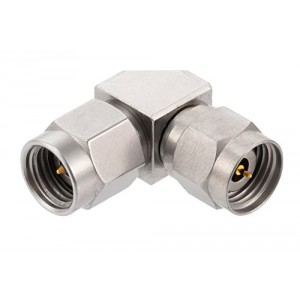 2.4mm Male to 2.92mm Male Miter Right Angle Adapter