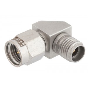 2.92mm Male to 3.5mm Female Right Angle Adapter