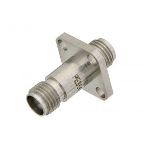 4 Hole Flange Mount 2.92mm Female to 2.92mm Female Adapter