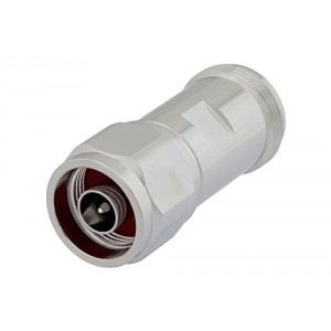 4.1/9.5 Mini DIN Female to N Male Adapter, IP67 Mated