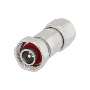 4.1/9.5 Mini DIN Male to N Male Adapter, IP67 Mated