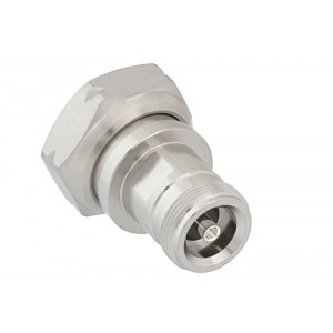 7/16 DIN Male to 4.1/9.5 Mini DIN Female Adapter, IP67 UnMated