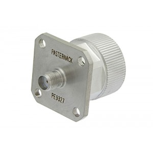 Precision 4 Hole Flange Mount SMA Female to 7mm Adapter