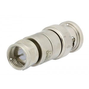 75 Ohm F Male to 75 Ohm BNC Male Adapter