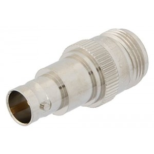 75 Ohm N Female to 75 Ohm BNC Female Adapter