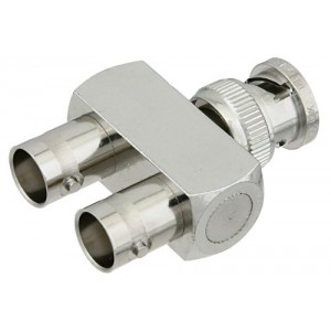 BNC Tee Adapter Male-Female-Female