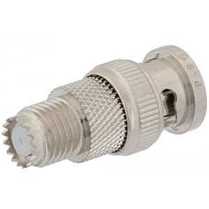 Mini UHF Female to BNC Male Adapter