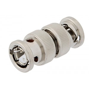 78 Ohm BNC Twinax Plug to 78 Ohm BNC Twinax Plug Adapter