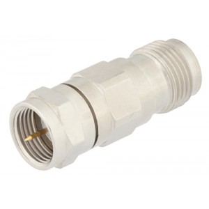 75 Ohm TNC Female to 75 Ohm F Male Adapter