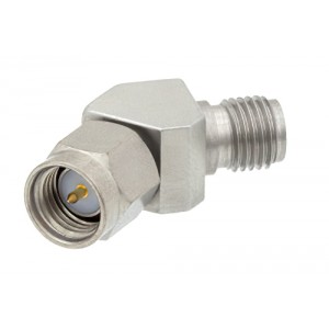 Precision SMA Male to SMA Female 45 Degree Right Adapter