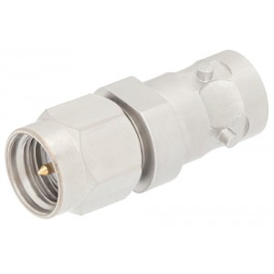 Precision SMA Male to ZMA Jack Adapter, 4 Lug