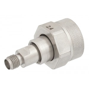 Ruggedized 2.4mm NMD Female to SMA Female Adapter