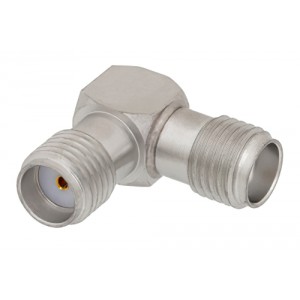 SMA Female to SMA Female Right Angle Adapter