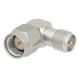 SMA Male to RP-SMA Female Right Angle Adapter