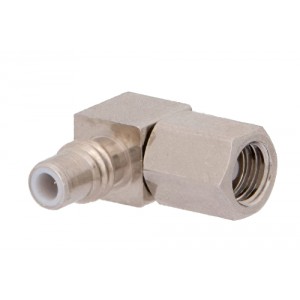 SMC Plug to SMC Jack Right Angle Adapter