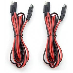 2 PCS SAE to SAE Extension Cable Quick Disconnect Wire Harness SAE Connector 6.56 Feet, 18AWG