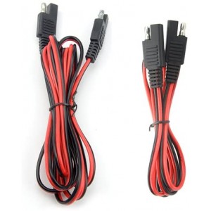 2 PCS SAE to SAE Quick Disconnect Wire Harness SAE Power Extension Cable Connector 3 Feet and 6 Feet, 18 AWG (3Ft+6Ft)