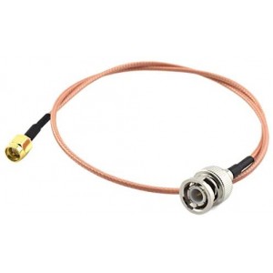 SMA Male to BNC Male RF Coaxial Cable ET-RG316 Pigtail Jumper Coax Antenna Extender BNC Connector Adapter (20 inch)