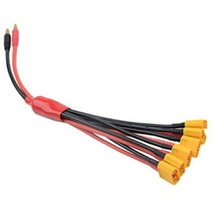 4mm Banana Plug to XT60 Male Parallel Charge Lead Cable for Lipo Battery