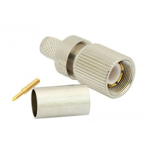 75 Ohm 1.6/5.6 Plug Connector Crimp/Solder Attachment for ET-RG59, ET-RG62, ET-RG71