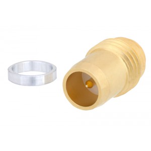 BMA Plug Slide-On Hermetically Sealed Thread-In Mount, Gold Plated