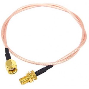 ET-RG316 RP-SMA Male (Hole) to RP-SMA Female (Pin) Extension Adapter Cable 19.68 Inch