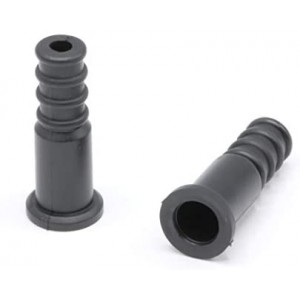 Coaxial Cable Weather Boot - ET-RG6 Connectors ET-RG59 Ends Coaxial Boots - Weatherproof (Black) - Pack of 25