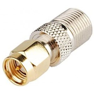 2PCS SMA Male to F Female coaxial Coax Adapter