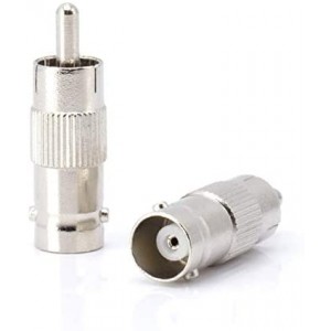 RCA and BNC Coaxial Adapter - BNC Female to RCA Male Connector, Adapter, Coupler, and Converter - for ET-RG11, ET-RG6, ET-RG59, ET-RG58, SDI, HD SDI, CCTV - 10 Pack