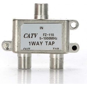 2 Way HD Digital 1Ghz High Performance Coax Cable Splitter 2way