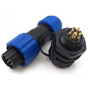 SD13 13mm 7Pin Panel Mount Waterproof Aviation Cable Connector,Electrical Wire Connector