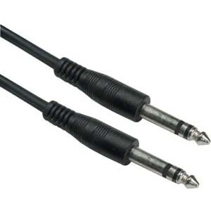 1/4inch M to 1/4inch M Premium Stereo Quarter Inch Male Audio Cables - 10 Feet