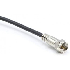 Ultra Thin, High Frequency Coaxial Flat Cable for Windows and Door - Miro Coax Cable Compatible with Satellite Dish, AT&T, Comcast, and Many More