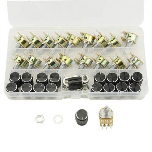 18 PCS 10K Ohm Volume Control Potentiometer Dual Turn Guitar Potentiometer (Dual Linear)