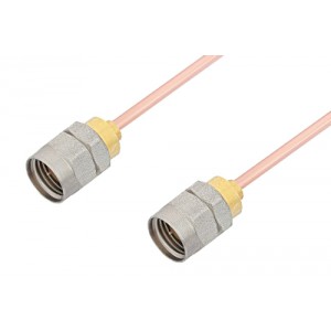 1.85mm Male to 1.85mm Male Cable 6 Inch Length Using ET-RG405 Coax, RoHS