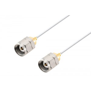 1.85mm Male to 1.85mm Male Low Loss Cable 6 Inch Length Using 047 Coax