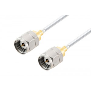 1.85mm Male to 1.85mm Male Low Loss Cable 6 Inch Length Using 070 Coax