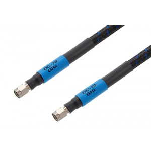 1.85mm Male to 1.85mm Male Precision Cable 24 Inch Length Using High Flex VNA Test Coax