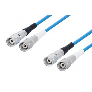 1.85mm Male to 1.85mm Male Skew Matched Pair Cable 12 Inch Length Using ET-P106LL Coax