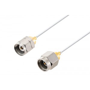 1.85mm Male to 2.92mm Male Low Loss Cable 6 Inch Length Using 047 Coax