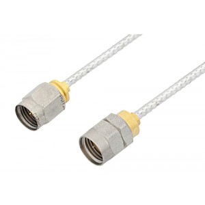 2.4mm Male to 1.85mm Male Cable 6 Inch Length Using ET38322 Coax, LF Solder, RoHS