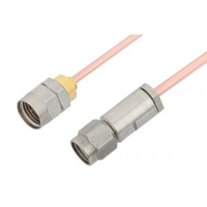 3.5mm Male to 1.85mm Male Cable 6 Inch Length Using ET-RG405 Coax, RoHS