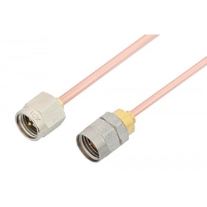 SMA Male to 1.85mm Male Cable 6 Inch Length Using ET-RG405 Coax, RoHS